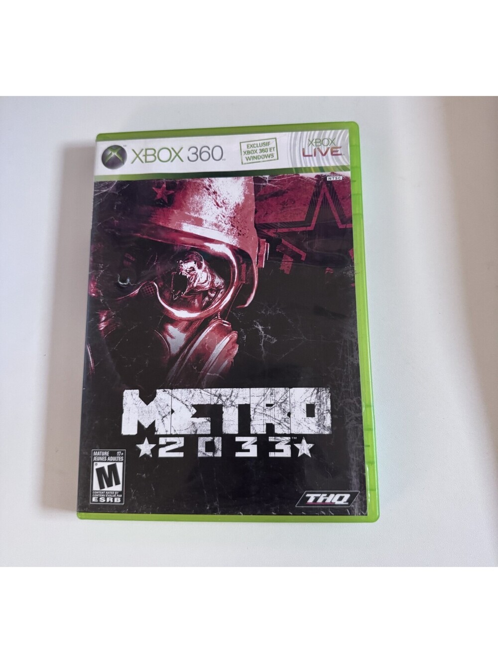 Metro 2033 Xbox 360 Video Game CIB Complete Tested